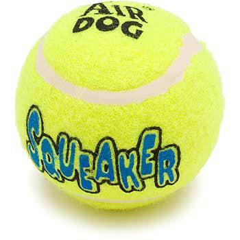 1 Single Medium Air Kong Squeaker Tennis Ball