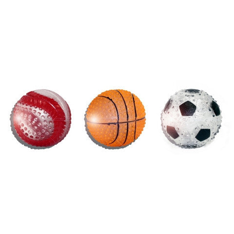 Multipet Assorted TPR Light Up Sports Ball