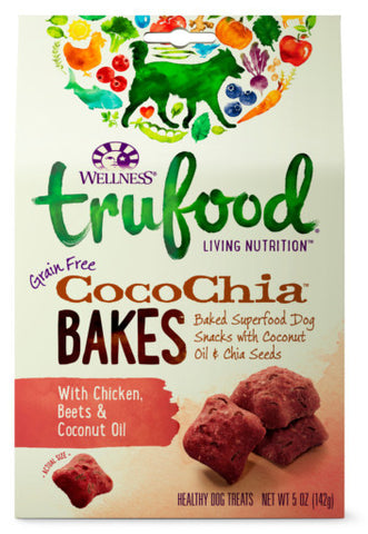 Wellness TruFood CocoChia Bakes Dog Snacks Chicken Beets & Coconut Oil