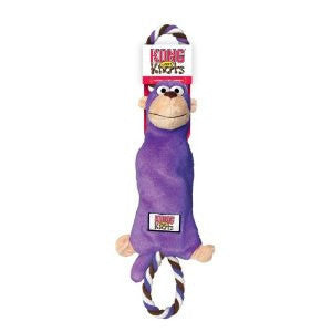 Kong Purple Monkey Tugger Knot Dog Toy