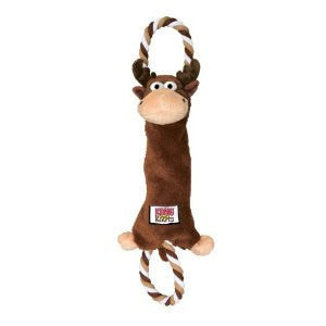 Kong Brown Moose Tugger Knot Dog Toy