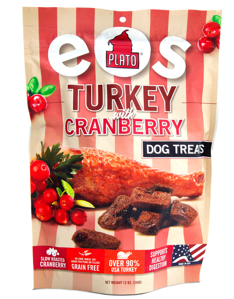 Plato Turkey with Cranberry Dog Treats 4oz