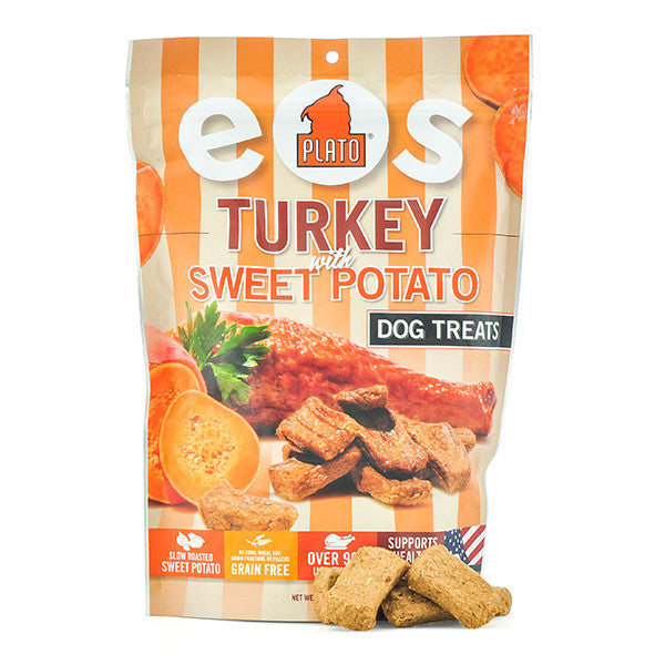 Plato Turkey with Sweet Potato Dog Treats 12oz