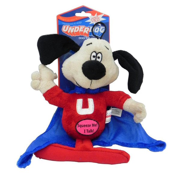 Multipet Underdog Plush 8 Inch Dog Toy