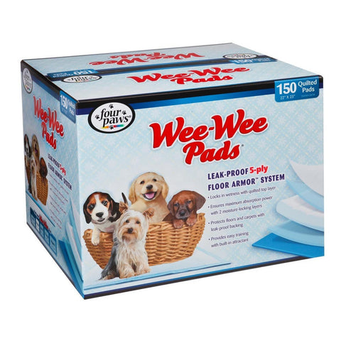 Four Paws Wee Wee Pads Bulk 150pk Box