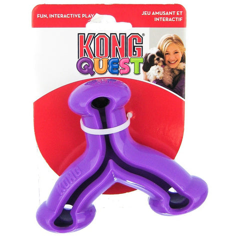 Small Kong Quest Wishbone Treat Dispensing Dog Toy