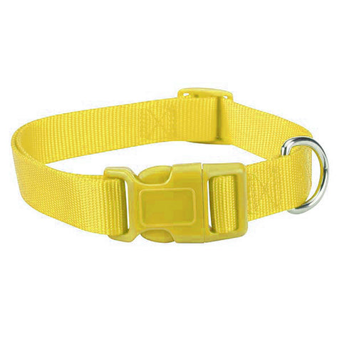 Yellow Fashion Nylon Adjustable Dog Collar