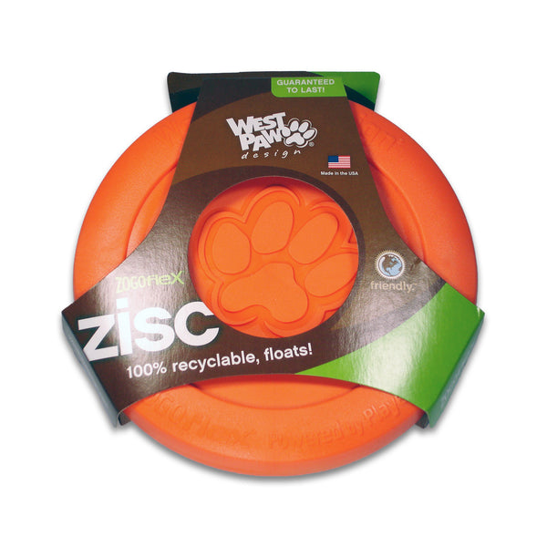 Orange West Paw Designs ZogoFlex Zisc Flyer Size Small